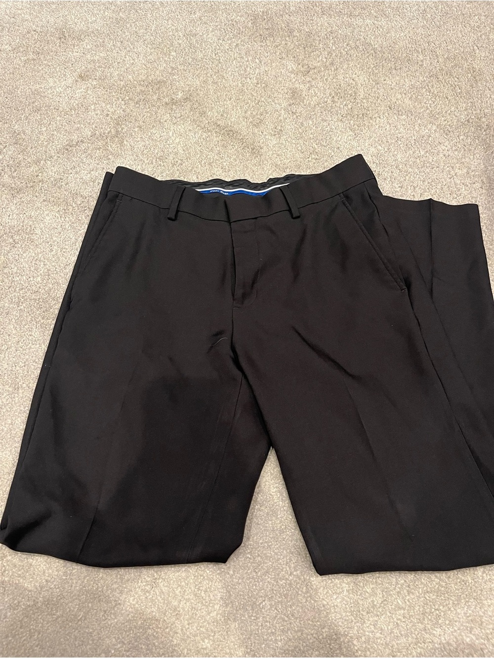 Haggar Black Slim Fit Dress Pants
